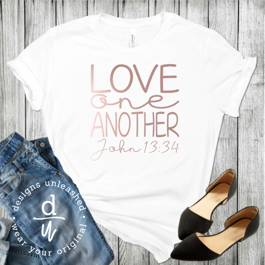 Love One Another (Rose Gold Design)