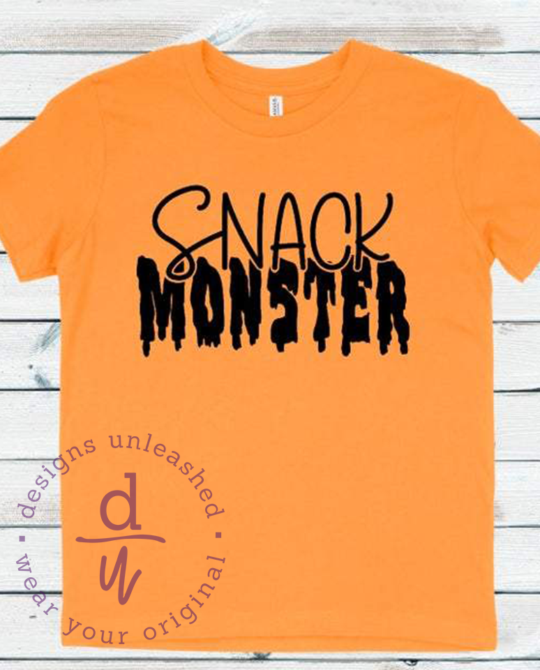 YOUTH/TODDLER Snack Monster (Black Design)